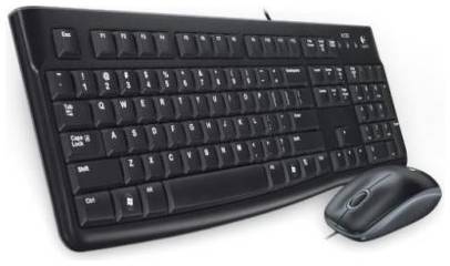 Клавиатура и мышь Logitech MK120 920-002561 black, USB, RTL 969851810