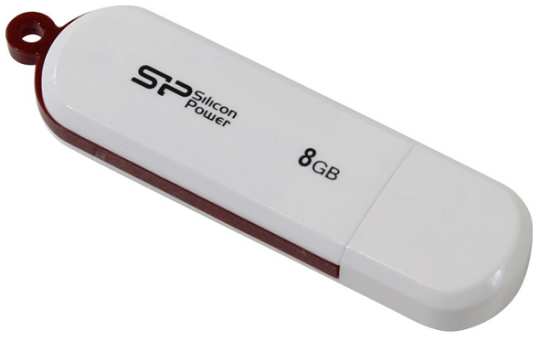 Накопитель USB 2.0 8GB Silicon Power Luxmini 320 SP008GBUF2320V1W белый 969858524