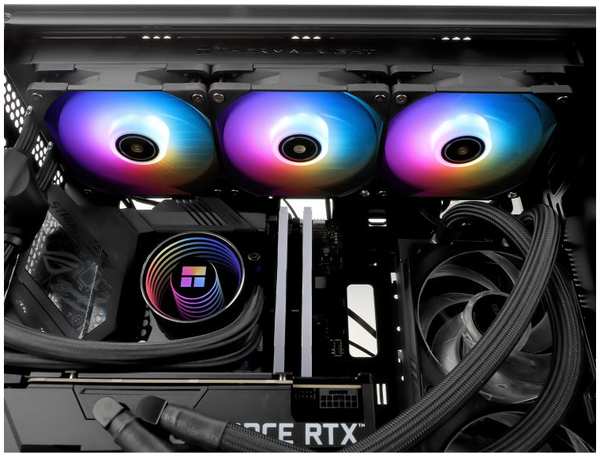 Система охлаждения жидкостная Thermalright Frozen Notte 360 ARGB V2 LGA115x/1200/1700/1851/AM4/AM5 (3*120mm, 2000rpm, 72.37CFM, 28dBa, 4-pin PWM