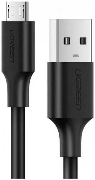 Кабель интерфейсный UGREEN US289 USB 2.0 A to Micro USB Nickel Plating, длина: 0,5м, цвет: черный