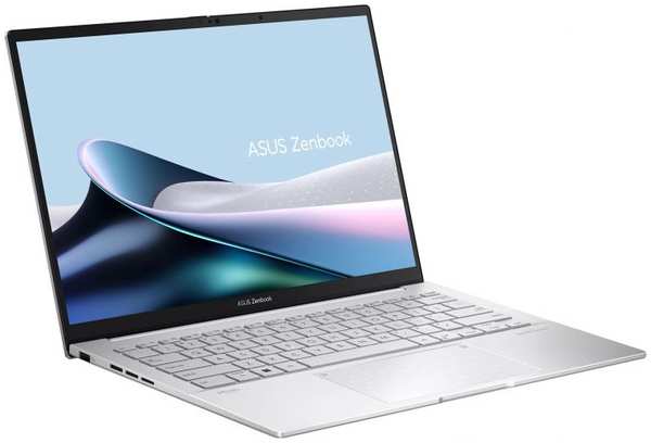 Ноутбук ASUS Zenbook 14 OLED UX3405MA-QD993 90NB11R2-M01SV0 Ultra 9 185H/16GB/512GB SSD/Arc graphics/14″ FHD+ OLED/WiFi/BT/cam/noOS/silver