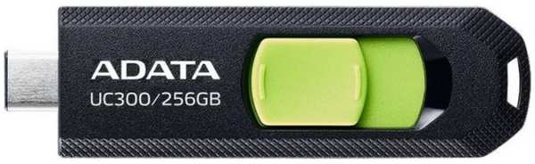 Накопитель USB 3.2 256GB ADATA ACHO-UC300-256GRBK/GN 100MB/s, UC300, Type-C