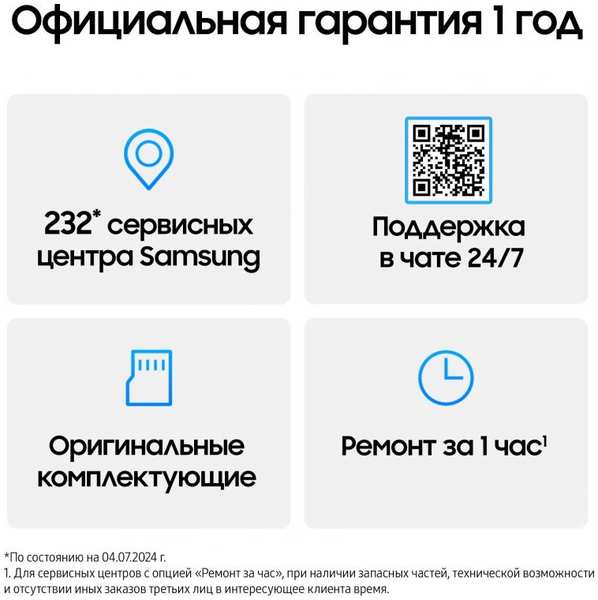 Смартфон Samsung SM-A165F Galaxy A16 256Gb, 8Gb, 3G, 4G, 2Sim, 6.7″, 50Mpix, GPS, GSM900/1800, GSM1900, TouchSc, microSD, max1024Gb, мятный