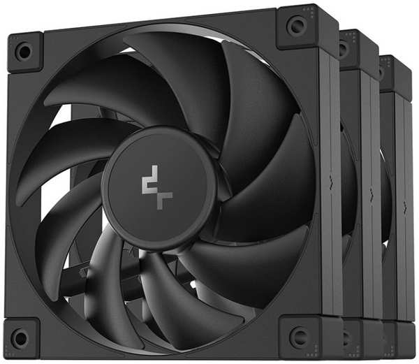 Вентилятор для корпуса Deepcool FD12-3 IN 1 120mm, 400-2050rpm, 64.2CFM, 27.6dBa, 4-pin PWM Color BOX (3-pack)