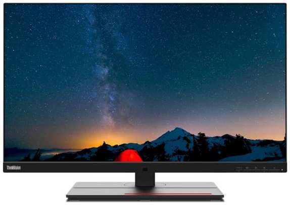 Монитор 27″ Lenovo ThinkVision P27u-20 62CBRAS6CB 3840x2160 WLED, 16:9, IPS, 450cd, 1000:1, 3M:1, 4ms, 178/178, 3*USB, 2*HDMI, DP, 60Hz, Speakers, Til