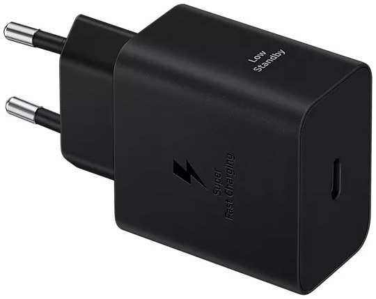 Зарядное устройство сетевое Samsung EP-T4511XBEGWW 45W (USB Type-C порт, кабель USB Type-C в комплекте), чёрное 9698840261