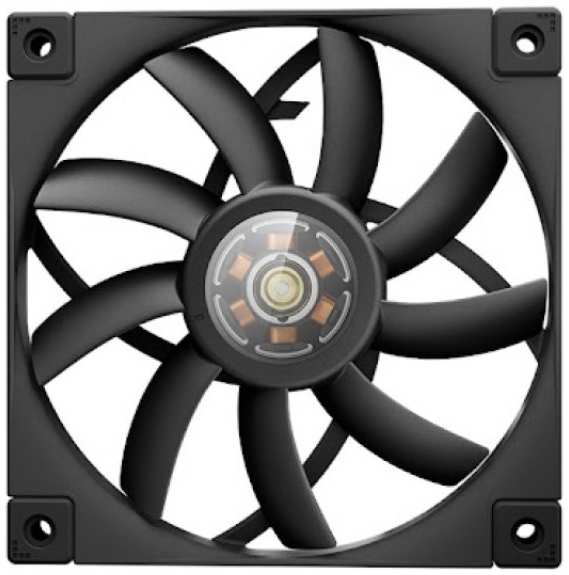 Вентилятор для корпуса Deepcool FT12 SLIM 120x120x15мм, 500-1850rpm, 58.9CFM, 25.6dBA, 4-pin PWM, Color BOX 9698840837