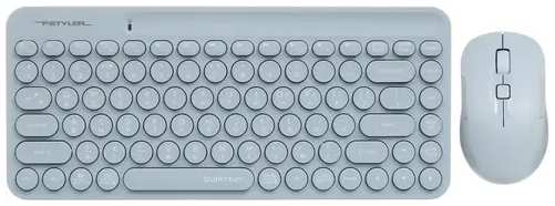 Клавиатура и мышь Wireless A4Tech Fstyler FG3200 Air клав: синяя, мышь: синяя, USB slim Multimedia (1973148) 9698841854