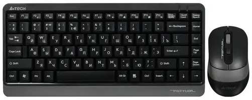 Клавиатура и мышь Wireless A4Tech Fstyler FGS1110Q клав: черная/серая, мышь: черная/серая USB Multimedia (1933320) 9698841858