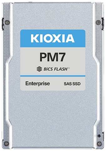 Накопитель SSD 2.5'' Toshiba (KIOXIA) KPM7VVUG1T60 PM7-V 1.6TB SAS 24Gb/s TLC 4200/3400 MB/s IOPS 720K/320K TBW 8760 MTTF 2.5M 9698842818