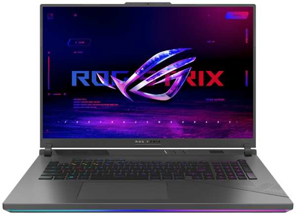 Игровой ноутбук ASUS ROG Strix G18 G814JIR-N6055 90NR0ID6-M002R0 i9-14900HX/32GB/1TB SSD/GeForce RTX4070 8GB/18″ WQXGA IPS/WiFi/BT/cam/noOS