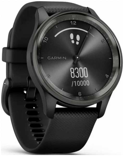 Часы Garmin Vivomove Trend 010-02665-00 черные 40,5мм 9698843244