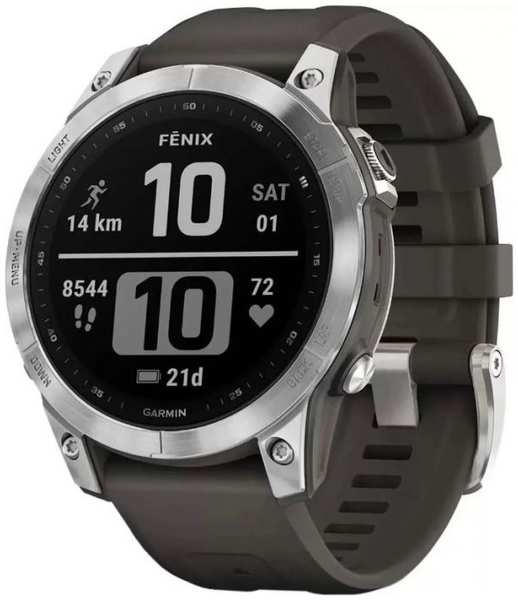 Часы Garmin Fenix 7 010-02540-01 серебристый 47мм 9698843751