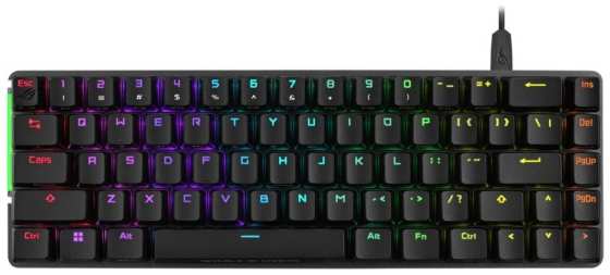 Клавиатура ASUS M602 FALCHION ACE 90MP0346-BKRA00 NXRD/BLK/RU/ABS KB,ROG NX MECHANICAL,ABS