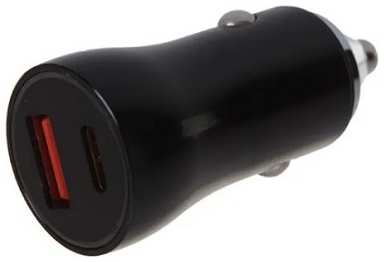 Зарядное устройство автомобильное Red Line AC-22 USB + Type-C, 3A, черный 9698844526