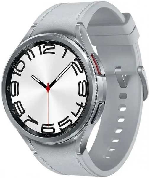Часы Samsung Galaxy Watch 6 Classic LTE 47мм 1.5″ SM-R965FZSACAU корп.серебристый рем.серебристый 9698844882