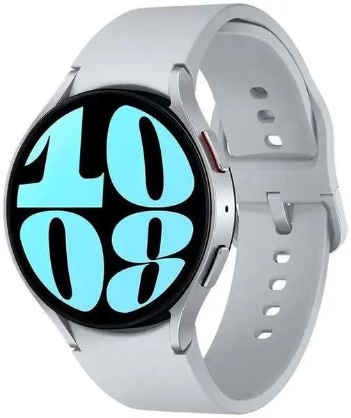 Часы Samsung Galaxy Watch 6 1.5″ SM-R940NZSACIS(KZ) корп.серебристый рем.серый 9698844884