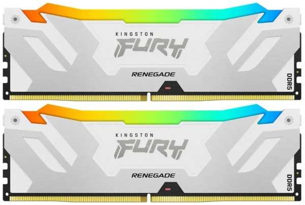 Модуль памяти DDR5 64GB (2*32GB) Kingston FURY KF560C32RWAK2-64 Renegade RGB XMP 6000MHz 2RX8