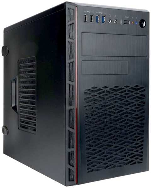 Корпус mATX InWin EMR065 6196819 черный, 12Вт, 2*USB 3.0, 2*USB 2.0, HD Audio 9698845316