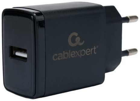 Зарядное устройство сетевое Cablexpert MP3A-PC-57 Зарядное устройство Cablexpert 5Вт, 1А, 1хUSB, чер 9698845751