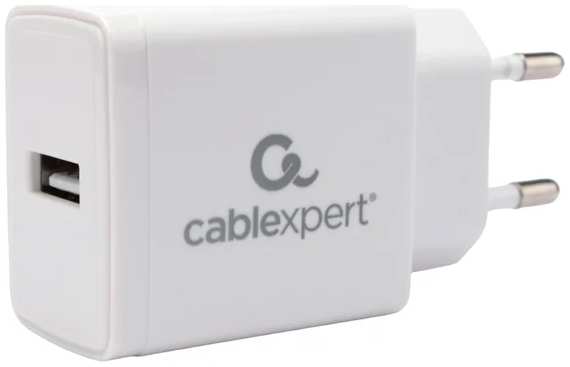 Зарядное устройство сетевое Cablexpert MP3A-PC-56 Зарядное устройство Cablexpert 5Вт, 1А, 1хUSB, бел 9698845757