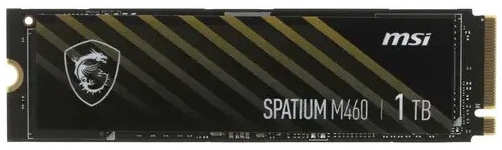 Накопитель SSD M.2 2280 MSI SPATIUM M460 S78-440L930-P83 1TB 4*PCIe 4.0 NVMe Phison E21 TLC 5000/4500MB/s IOPS 550К/950К TBW 600 MTBF 1.5M 9698846081