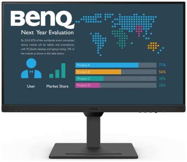 Монитор 27″ BenQ BL2790QT 2560x1440, IPS, 75Hz, 5ms, 178°/178°, 350cd/m, 1000:1, HDMI, DP, 3*USB Typ 9698846435