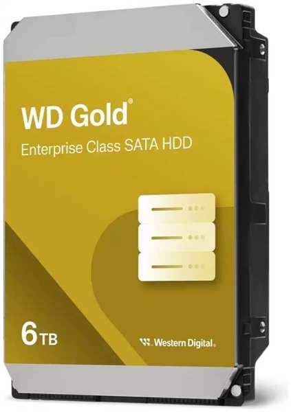 Жесткий диск 6TB SATA 6Gb/s Western Digital WD6004FRYZ Desktop Gold 512E 3.5″ 7200rpm 256MB 9698847334