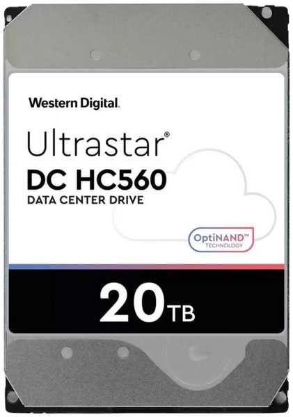 Жесткий диск 20TB SATA 6Gb/s Western Digital WUH722020BLE6L4 0F38785 Server Ultrastar DC HC560 3.5″ 7200rpm 512MB 9698847390