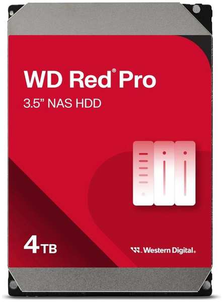 Жесткий диск 4TB SATA 6Gb/s Western Digital WD4005FFBX NAS Red Pro 3.5″ 7200rpm 256MB 9698847395