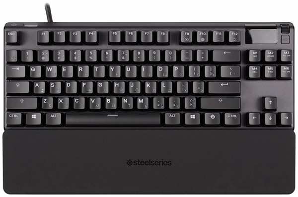 Клавиатура SteelSeries Apex Pro TKL (2023) 64856 механическая черная USB for gamer LED (подставка для запястий) 9698847691