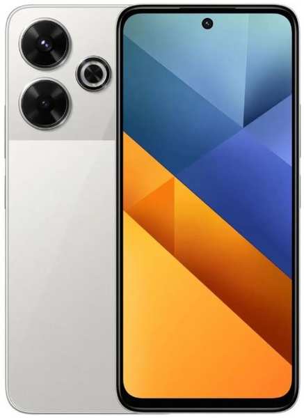 Смартфон Xiaomi POCO M6 RU 8/256GB MZB0H8IRU (56258) Silver 9698849379