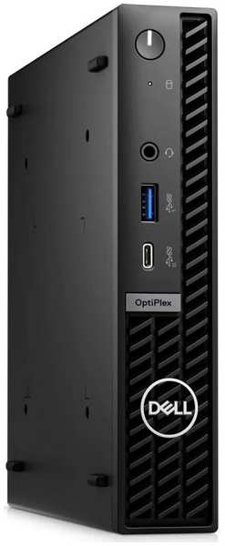 Компьютер Dell Optiplex 7020 Micro i5-14500T/8GB/256GB SSD/UHD graphics/GbitEth/WiFi/BT/USB kbd/USB mouse/Linux Ubuntu