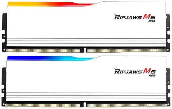 Модуль памяти DDR5 64GB (2*32GB) G.Skill F5-5600J3036D32GX2-RM5RW RIPJAWS M5 RGB PC5-44800 5600MHz CL30 1.25V 9698849620