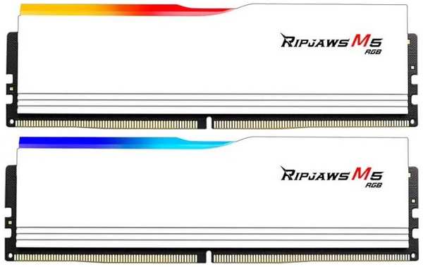 Модуль памяти DDR5 64GB (2*32GB) G.Skill F5-5200J4040A32GX2-RM5RW RIPJAWS M5 PC5-41600 RGB 5200MHz CL40 1.1V 9698849624