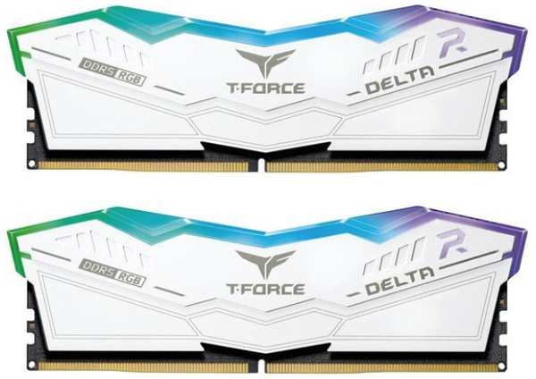 Модуль памяти DDR5 32GB (2*16GB) Team Group FF4D532G6000HC38GDC01 T-Force Delta RGB PC5-48000 6000MHz CL38 1.25V