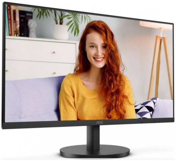 Монитор 27″ AOC U27B3A 3840x2160 WLED, 16:9, IPS, 350cd, 1000:1, 20M:1, 4ms, 178/178, DP, 2*HDMI, 60Hz, Speakers, Tilt, VESA