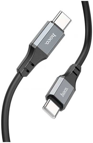 Кабель интерфейсный Hoco X92 HONEST TYPE-C TO TYPE-C USB Type-C (m)-USB Type-C (m) 3м черный коробка (2002256)