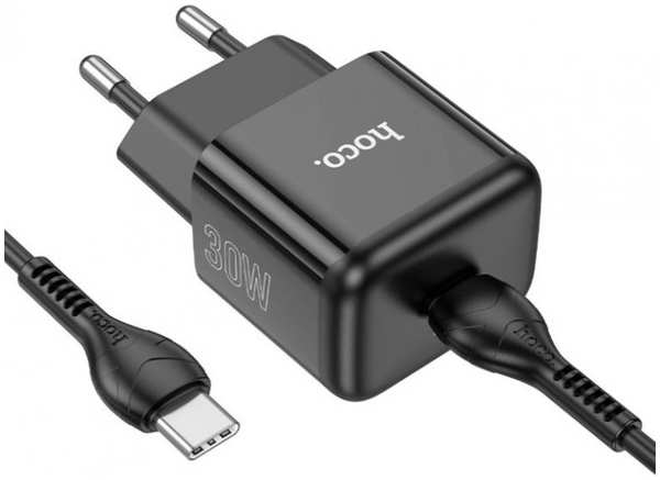 Зарядное устройство сетевое Hoco N32 Glory 30W 3A+2A+1.5A (PD+QC+AFC) USB Type-C универсальное (2002930)