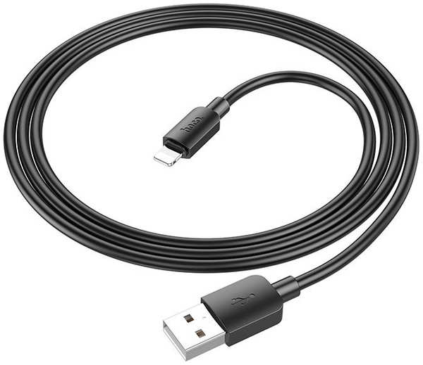 Кабель интерфейсный Hoco X96 HYPER IP USB (m)-Lightning (m) 1м черный коробка (2002315)