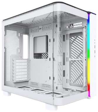 Корпус ATX Montech KING 95 без БП, боковая панель из закленного стекла, 2*USB 3.2, USB Type-C, audio