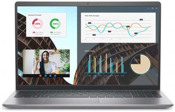 Ноутбук Dell Vostro 3530 i5 1335U/8GB/512GB SSD/Iris Xe graphics/15.6″ WVA FHD/ENGKBD/WiFi/BT/Cam/Linux
