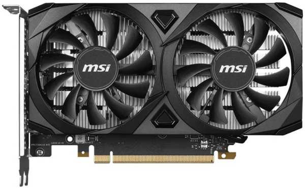 Видеокарта PCI-E MSI GeForce RTX 3050 VENTUS 2X E OC (RTX 3050 VENTUS 2X E 6G OC) 6GB GDDR6 96bit 8nm 1492/14000MHz 2*HDMI/DP