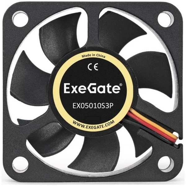 Вентилятор для корпуса Exegate EX05010S3P-24 EX297069RUS 50x50x10 mm, 7200rpm, 10.6CFM, 39dBa, 3-pin