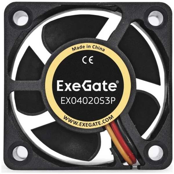 Вентилятор для корпуса Exegate EX04020S3P-24 EX297067RUS 40x40x20 mm, 7000rpm, 10.6CFM, 39dBa, 3-pin