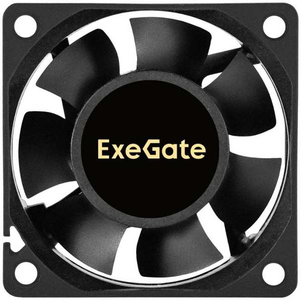 Вентилятор для корпуса Exegate EX06025S3P-5 EX297003RUS 60x60x25 mm, 3500rpm, 17.2CFM, 25,3dBa, 3-pin