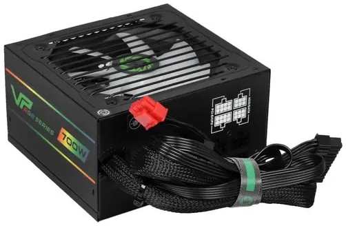 Блок питания ATX GameMax VP-700-RGB-MODULAR 700W, APFC, модульный, 80+, 120mm fan, Ultra quiet