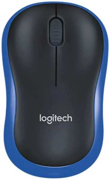 Мышь Wireless Logitech M186 910-004132 оптическая, 1000dpi, USB2.0, 2but+колесо прокрутки,