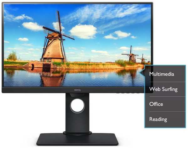 Монитор 23,8″ BenQ GW2480T 1920x1080 LED, 16:9, IPS, 250cd, 1000:1, 5ms, 178/178, DP, HDMI, VGA, audio, 60Hz, Speakers, HAS, tilt, swivel, pivot, VESA 9698864869