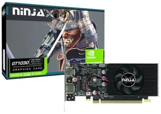 Видеокарта PCI-E Sinotex GeForce GT 1030 Ninja (NF103FG44F) 4GB GDDR4 64bit 14nm HDMI/DP RTL